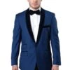Tazio Men's Classic Fashion Sport Coat - Velvet Shawl Lapel -Stylish Men's Formal Wear mj145s 01 12171