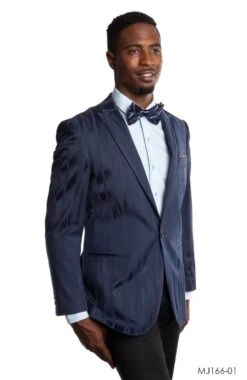 Tazio Men's Classic Fashion Sport Coat - Tie Dye Gradient