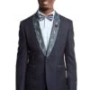 Tazio Men's Modern Fit Fashion Sport Coat - Fashion Exotic Lapel -Stylish Men's Formal Wear mj190 02 blue 5 1