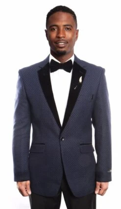 Tazio Men's Classic Fashion Sport Coat - Stylish Weave -Stylish Men's Formal Wear mj194 2 19