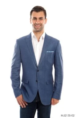 Tazio Men's Classic Fashion Sport Coat - Textured Color -Stylish Men's Formal Wear mj215s 02 91129
