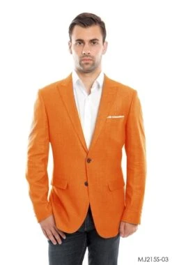Tazio Men's Classic Fashion Sport Coat - Textured Color -Stylish Men's Formal Wear mj215s 03 79204