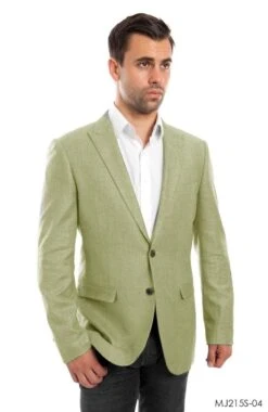 Tazio Men's Classic Fashion Sport Coat - Textured Color -Stylish Men's Formal Wear mj215s 04 57762