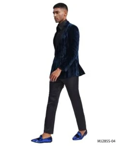 Tazio Men's Classic Fashion Sport Coat - Velvet -Stylish Men's Formal Wear mj285s 04 3 82643