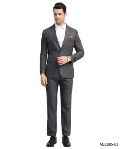 Tazio Men's Slim Fit Fashion Sport Coat - Bold Solid Color -Stylish Men's Formal Wear mj288s 03 2 82836