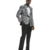 Tazio Men's Classic Fashion Sport Coat - Layered Floral Pattern -Stylish Men's Formal Wear mj289s 05 01 60250.1634862692
