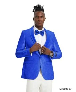 Tazio Men's Classic Fashion Sport Coat - Textured Paisley -Stylish Men's Formal Wear mj291s 07 2