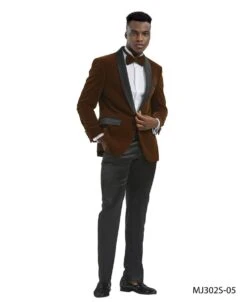 Tazio Men's Classic Fashion Sport Coat - Light Velvet -Stylish Men's Formal Wear mj302s 05 01 37099.1634862029