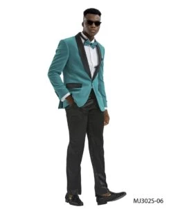 Tazio Men's Classic Fashion Sport Coat - Light Velvet -Stylish Men's Formal Wear mj302s 06 01 32437.1637352948