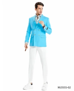 Tazio Men's Slim Fit Fashion Sport Coat - Vibrant Colors