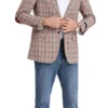 Tazio Men's Classic Fashion Sport Coat - Glen Check -Stylish Men's Formal Wear mj362s 0