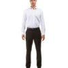 Azzuro Men's Flat Front Pants - Business Slacks -Stylish Men's Formal Wear mp276s 01 62909