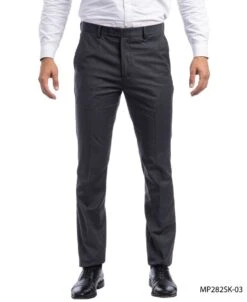 Sean Alexander Men's Flat Front Pants - Skinny Fit -Stylish Men's Formal Wear mp282sk 03 60882