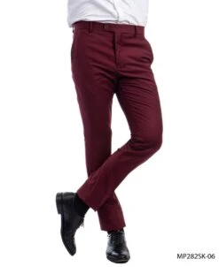 Sean Alexander Men's Flat Front Pants - Skinny Fit -Stylish Men's Formal Wear mp282sk 06 1 73239