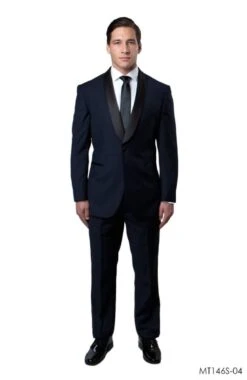 Bryan Michaels Men's 2pc Slim Fit Tuxedo - Classic Style -Stylish Men's Formal Wear mt146s 04 bl 88318