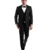 Bryan Michaels Men's 3pc Slim Fit Tuxedo - Satin Trim 1 Bryan Michaels Men's 3pc Slim Fit Tuxedo - Satin Trim -Stylish Men's Formal Wear mt309 01 1 57137