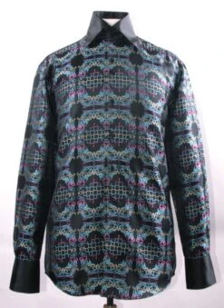 Daniel Ellissa Men's Fashion Dress Shirt - Dark And Complex -Stylish Men's Formal Wear multi 3 3