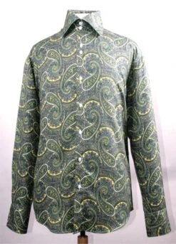 Daniel Ellissa Men's Fashion Dress Shirt - Paisley