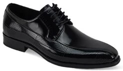 Giovanni Men's Leather Dress Shoe - Side Perforations