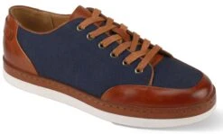 Giovanni Men's Sneaker Shoe - Leather Accents -Stylish Men's Formal Wear osborn cog fsnvy 01