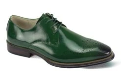Giovanni Men's Leather Dress Shoe - Styled Patterns -Stylish Men's Formal Wear owen green 01