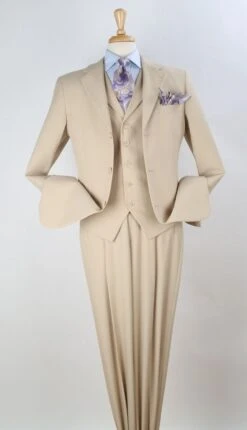 Royal Diamond Men's 3pc Discount Fashion Suit - Solid Colors -Stylish Men's Formal Wear p805 28