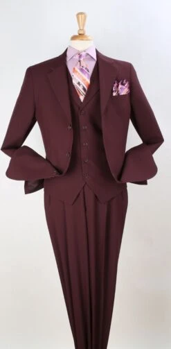 Royal Diamond Men's 3pc Discount Fashion Suit - Solid Colors -Stylish Men's Formal Wear p809 28
