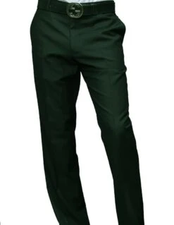 Statement Men's 100% Wool Dress Pants - Flat Front Slacks -Stylish Men's Formal Wear pa 200b hunter