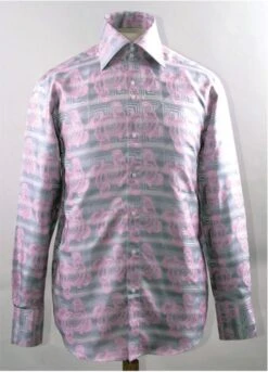 Daniel Ellissa Men's Fashion Dress Shirt - Exotic Swirl
