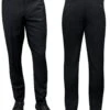 Statement Men's Modern Fit Pants - Flat Front Slacks 1 Statement Men's Modern Fit Pants - Flat Front Slacks -Stylish Men's Formal Wear pl 100 black