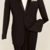 Royal Diamond Men's 2pc Wool Feel Tuxedo - Pleated Pants