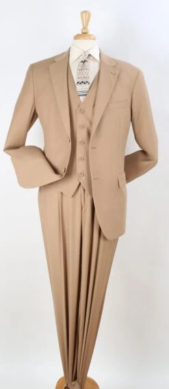 Royal Diamond Men's 3 Piece Executive Suit - Classic Business -Stylish Men's Formal Wear r3138