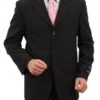 Royal Diamond Men's Outlet 2 Piece Executive Suit - Discount Pricing -Stylish Men's Formal Wear r31black 4