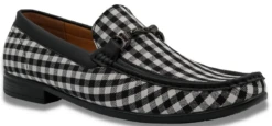 Montique Men's Fashion Dress Shoe - Checker