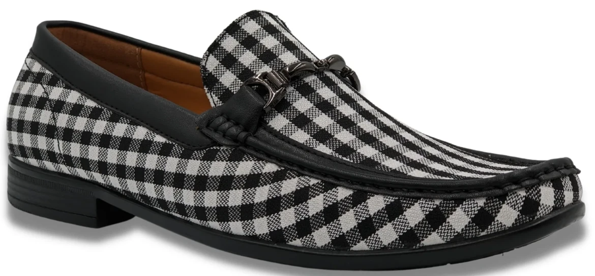 Montique Men's Fashion Dress Shoe - Checker 3 Montique Men's Fashion Dress Shoe - Checker