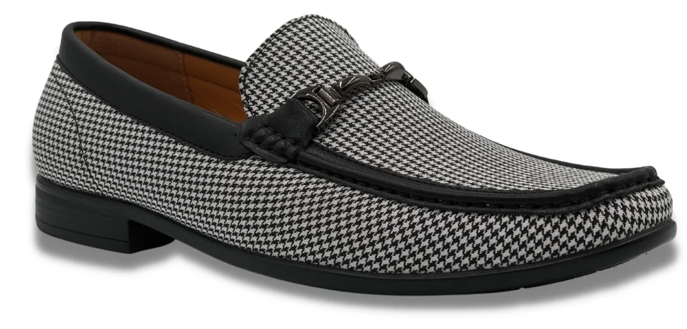Montique Men's Fashion Dress Shoe - Houndstooth 3 Montique Men's Fashion Dress Shoe - Houndstooth