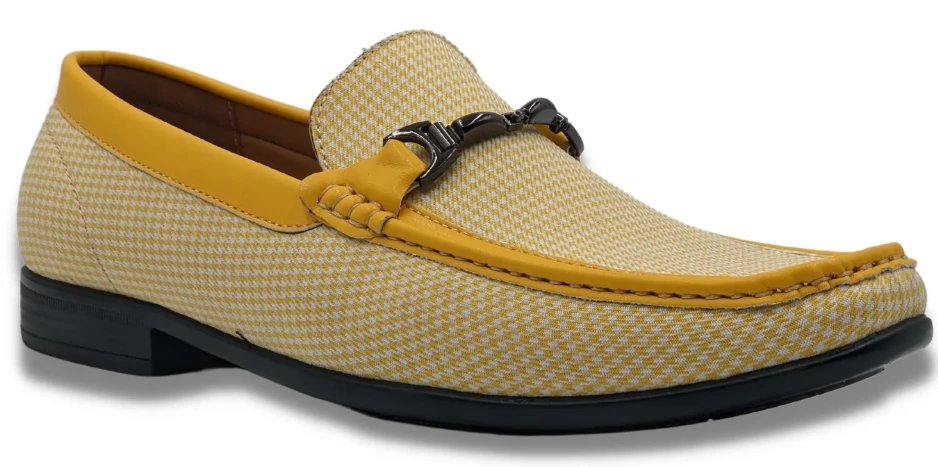 Montique Men's Fashion Dress Shoe - Houndstooth 4 Montique Men's Fashion Dress Shoe - Houndstooth - Image 2