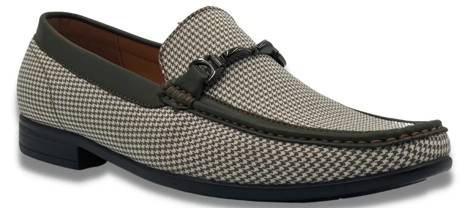 Montique Men's Fashion Dress Shoe - Houndstooth 5 Montique Men's Fashion Dress Shoe - Houndstooth - Image 3