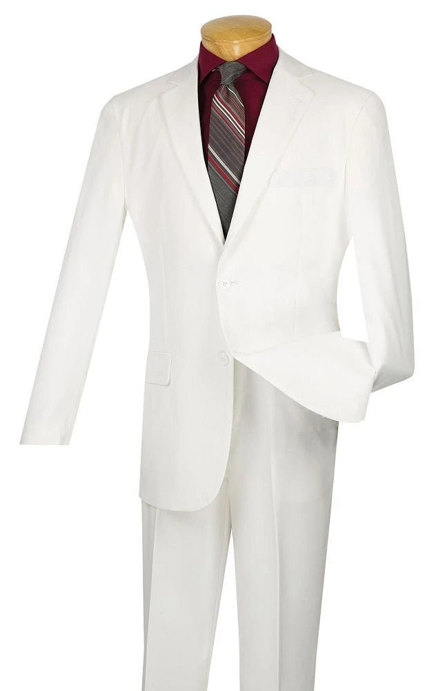 Vinci Men's 2 Piece Poplin Outlet Suit - 2 Button Jacket 7 Vinci Men's 2 Piece Poplin Outlet Suit - 2 Button Jacket - Image 5
