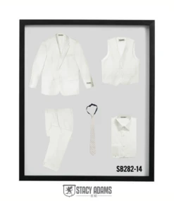 Stacy Adams Boy's 5 Piece Suit In Solid Colors - Varied Ties 28 Stacy Adams Boy's 5 Piece Suit In Solid Colors - Varied Ties -Stylish Men's Formal Wear sb282 14 32632