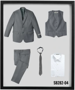 Stacy Adams Boy's 5 Piece Suit In Solid Colors - Varied Ties 18 Stacy Adams Boy's 5 Piece Suit In Solid Colors - Varied Ties -Stylish Men's Formal Wear sb282 4