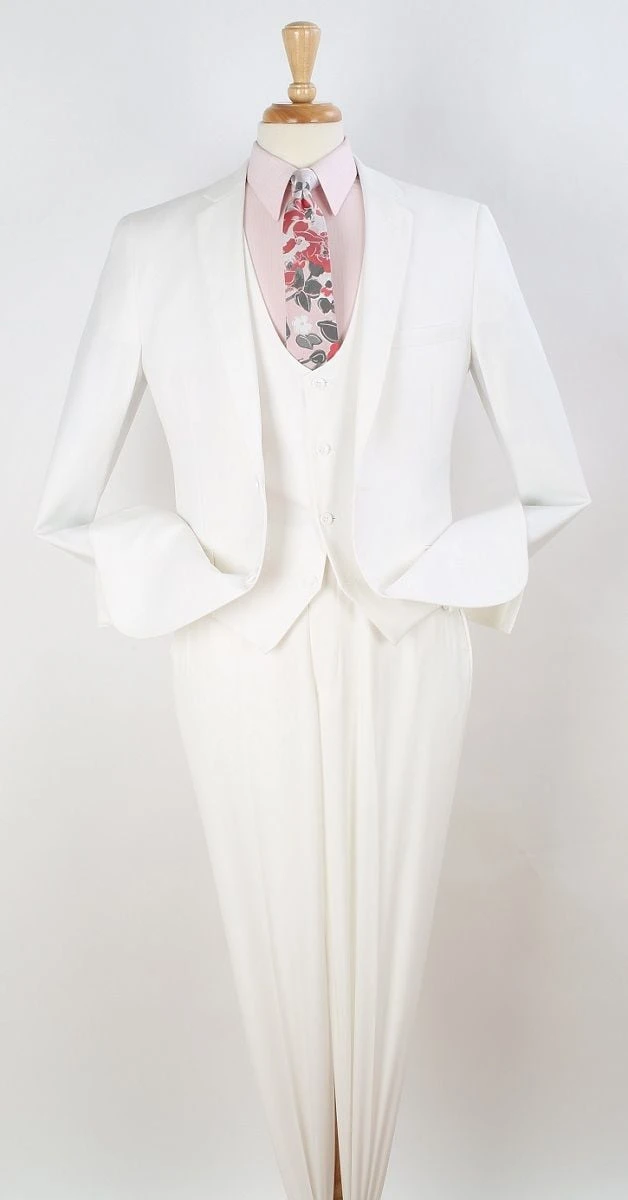 Royal Diamond Men's 3 Piece Fashion Suit - Slim Fit 5 Royal Diamond Men's 3 Piece Fashion Suit - Slim Fit - Image 3