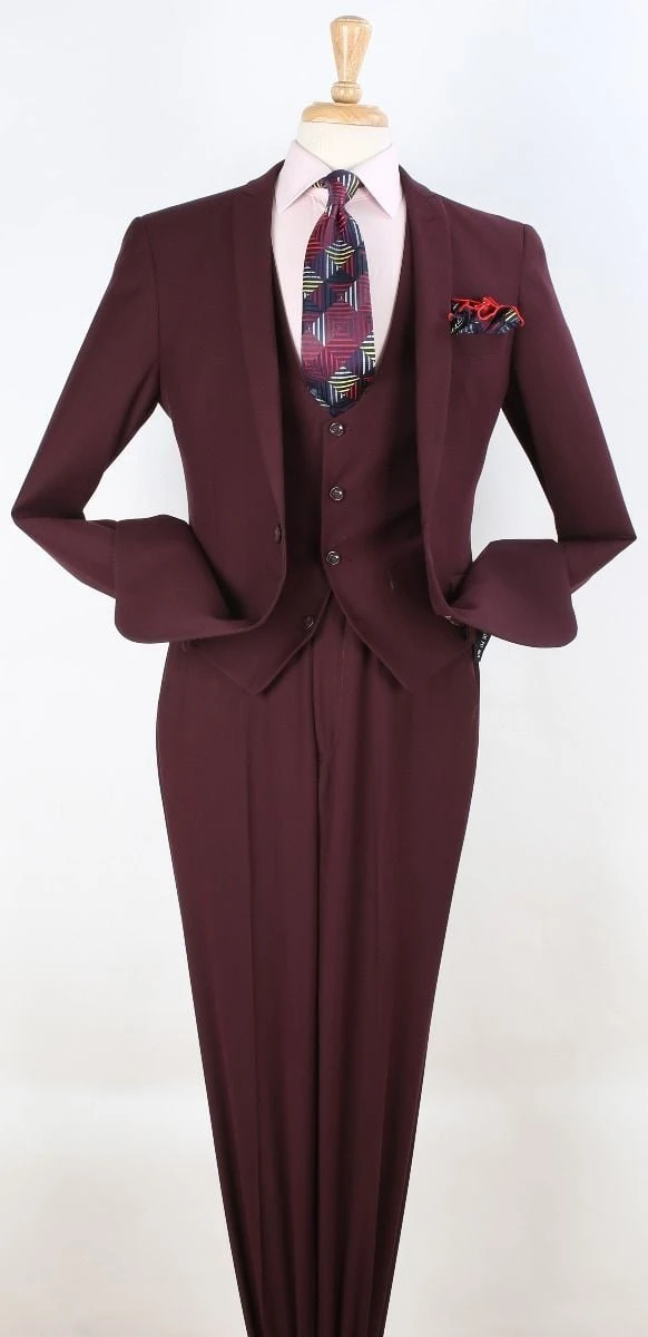 Royal Diamond Men's 3 Piece Fashion Suit - Slim Fit 7 Royal Diamond Men's 3 Piece Fashion Suit - Slim Fit - Image 5