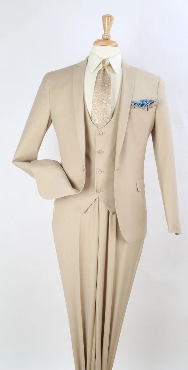 Royal Diamond Men's 3 Piece Fashion Suit - Slim Fit 4 Royal Diamond Men's 3 Piece Fashion Suit - Slim Fit - Image 2