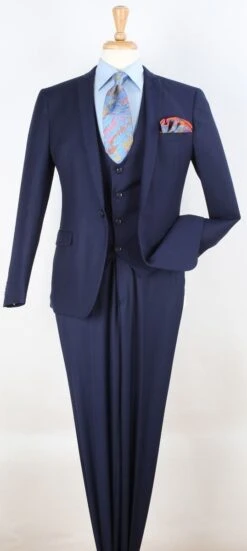 Royal Diamond Men's 3 Piece Fashion Suit - Slim Fit 13 Royal Diamond Men's 3 Piece Fashion Suit - Slim Fit -Stylish Men's Formal Wear sl305 23 1