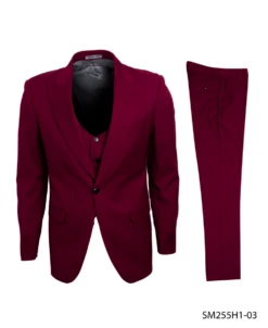 Stacy Adams Men's 3 Piece Executive Suit - Bold Color 11 Stacy Adams Men's 3 Piece Executive Suit - Bold Color -Stylish Men's Formal Wear sm255h1 03 34768