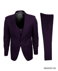 Stacy Adams Men's 3 Piece Executive Suit - Bold Color 12 Stacy Adams Men's 3 Piece Executive Suit - Bold Color -Stylish Men's Formal Wear sm255h1 04 53533