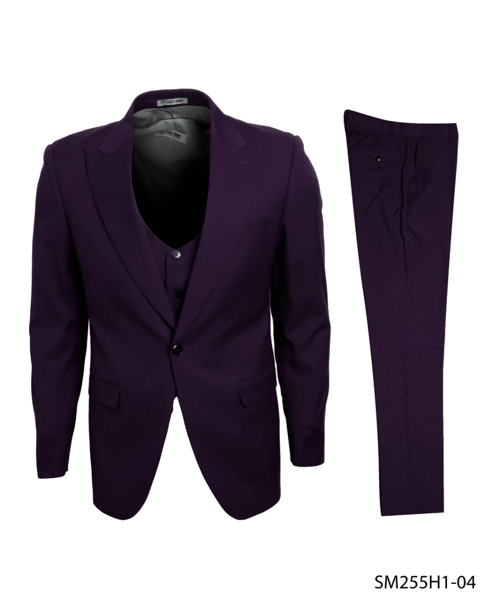 Stacy Adams Men's 3 Piece Executive Suit - Bold Color 5 Stacy Adams Men's 3 Piece Executive Suit - Bold Color - Image 3