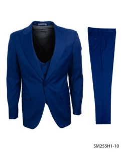Stacy Adams Men's 3 Piece Executive Suit - Bold Color 14 Stacy Adams Men's 3 Piece Executive Suit - Bold Color -Stylish Men's Formal Wear sm255h1 10 53847