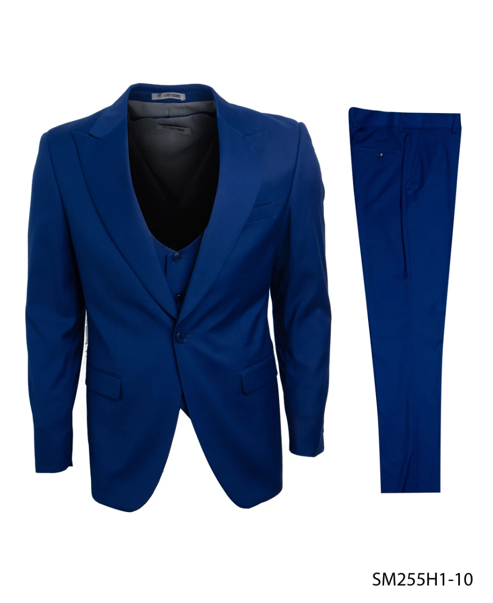 Stacy Adams Men's 3 Piece Executive Suit - Bold Color 7 Stacy Adams Men's 3 Piece Executive Suit - Bold Color - Image 5